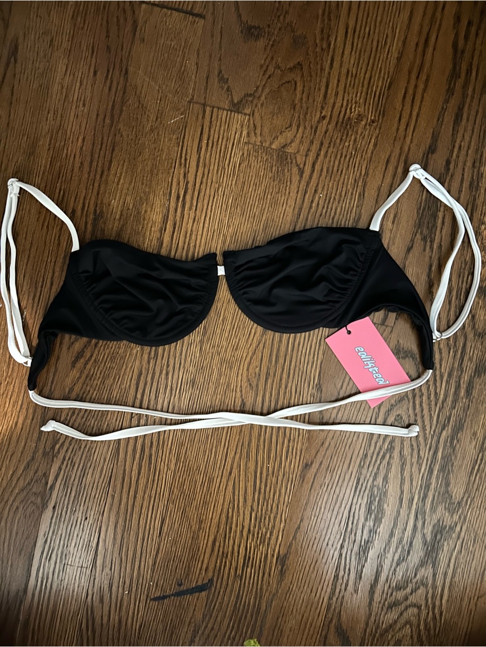 Edikted Black Bikini Top